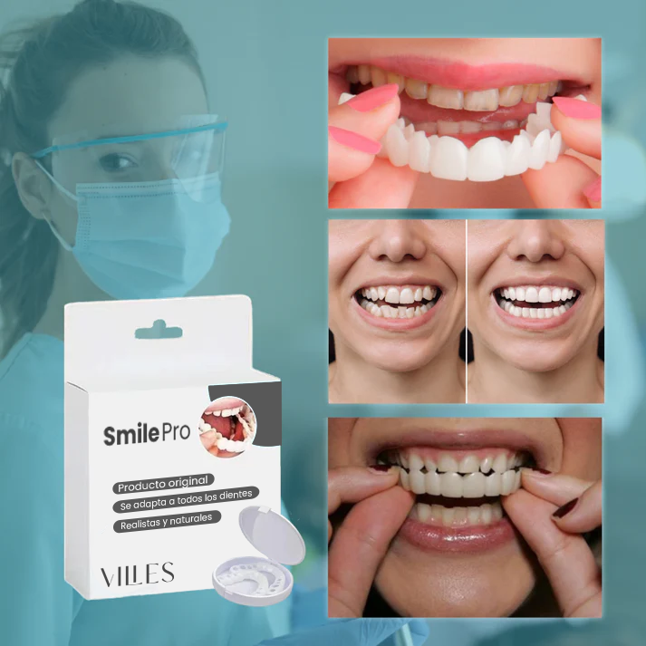 [COMPRÁ 1 Y LLEVÁ 2] Smile Pro® - Carillas Dentales Removibles | Inferior y Superior