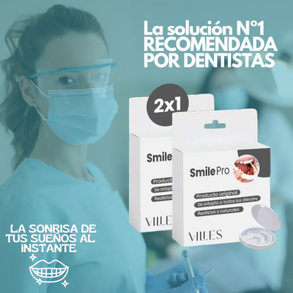 [COMPRÁ 1 Y LLEVÁ 2] Smile Pro® - Carillas Dentales Removibles | Inferior y Superior