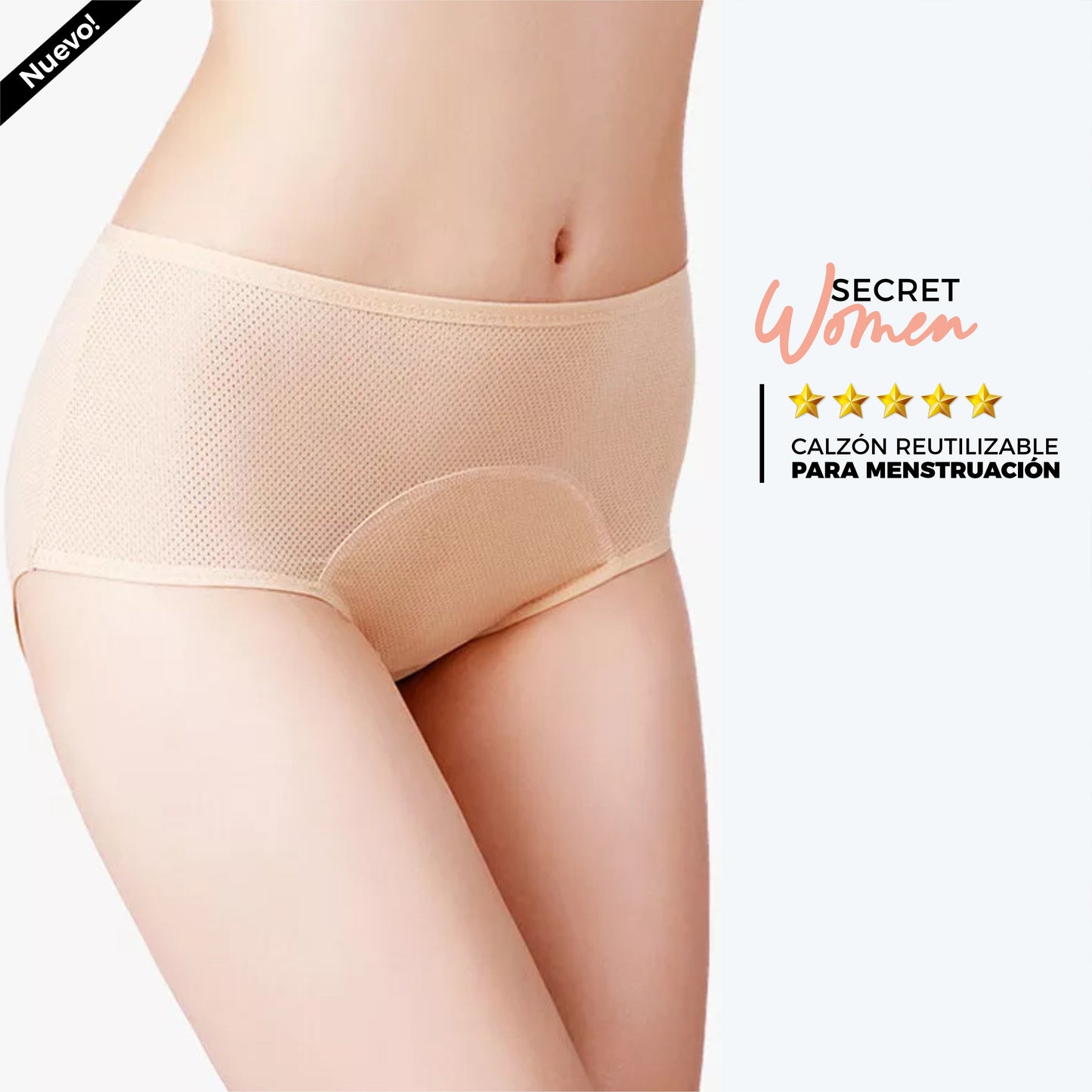 Calzones Menstruales Flujo Intenso - SecretWoman™